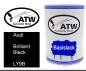 Preview: Audi, Brilliant Black, LY9B: 500ml Lackdose, von ATW Autoteile West.